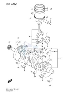 GSX-R1000 EU drawing CRANKSHAFT