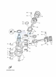 FL250GETU drawing CRANKSHAFT--PISTON