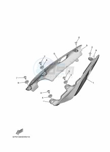 MT-09 MTN890 (B7NV) drawing SIDE COVER