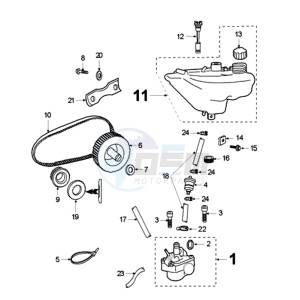 FOX LX EU drawing OIL TANK / OIL PUMP