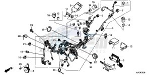 CRF1000AG CRF1000 - Africa Twin - ABS Europe Direct - (ED) drawing WIRE HARNESS