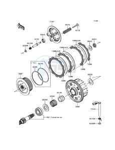 Z800 ABS ZR800BDS FR GB XX (EU ME A(FRICA) drawing Clutch