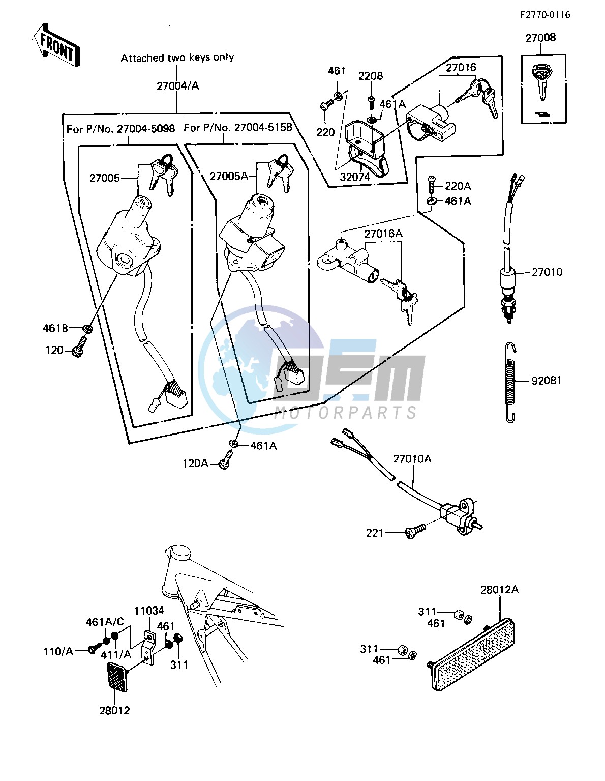 IGNITION SWITCH_LOCKS_REFLECTORS