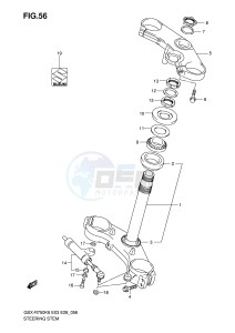 GSX-R750 (E3-E28) drawing STEERING STEM