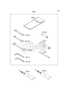 1400GTR_ABS ZG1400CEF FR GB XX (EU ME A(FRICA) drawing Owner's Tools