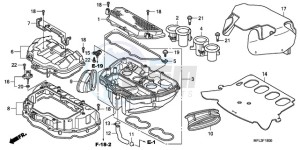 CBR1000RR9 UK - (E / MKH MME TRI) drawing AIR CLEANER