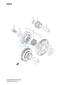 GSX1300R (E3-E28) Hayabusa drawing STARTER CLUTCH