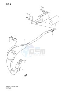 RM85 (P3-P28) drawing MUFFLER