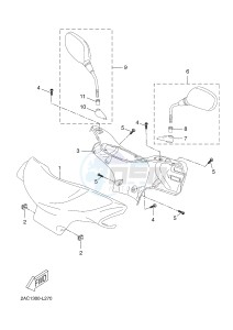 YN50F NEO'S 4 (2AC7 2AC7 2AC7) drawing COWLING 1