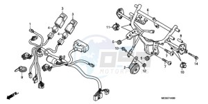 ST13009 UK - (E / MKH MME) drawing COWL STAY