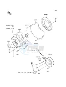 KVF 360 B [PRAIRIE 360] (B6F-B9F) B7F drawing ENGINE COVER-- S- -