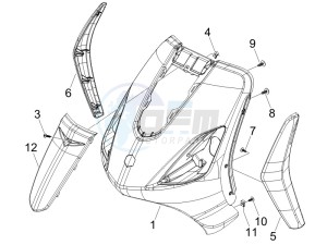 Fly 50 4t (NSE1000U03) drawing Front shield