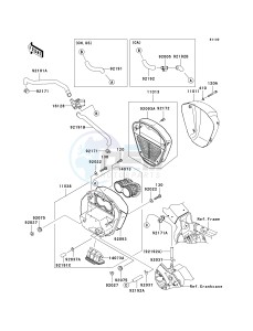 VN 2000 J [VULCAN 2000 CLASSIC LT] (8F-9F) J8F drawing AIR CLEANER