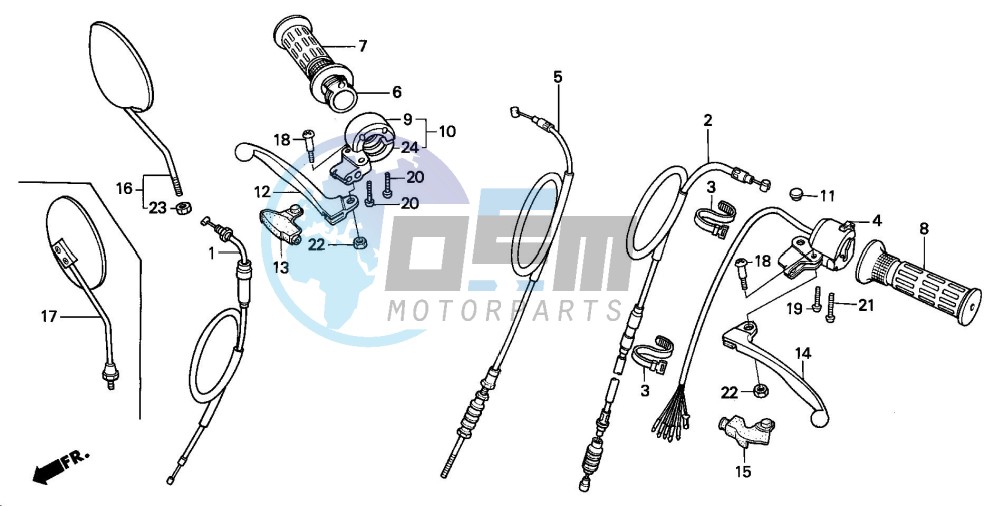 SWITCH/HANDLE LEVER/ CABLE (1)