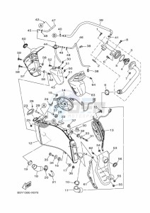 MT-10 MTN1000 (B5Y1) drawing RADIATOR & HOSE