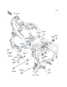 ER-6f EX650C9F GB XX (EU ME A(FRICA) drawing Engine Mount