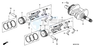 FJS400D9 F / CMF drawing CRANKSHAFT/PISTON