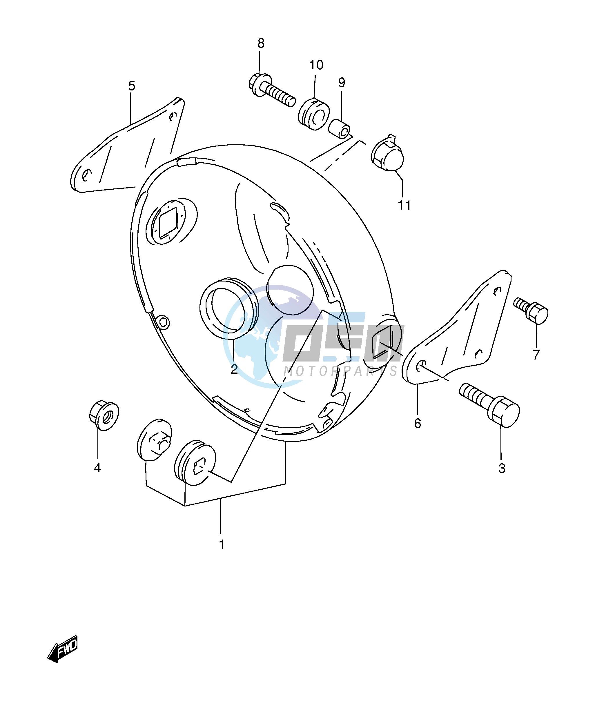 HEADLAMP HOUSING