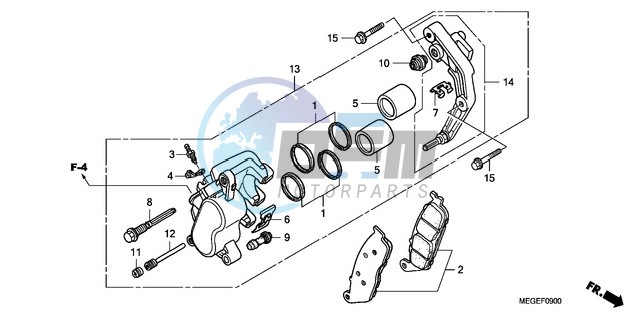 FRONT BRAKE CALIPER