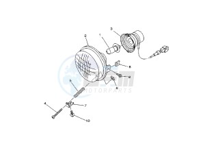 ATV 400 drawing HEADLIGHT