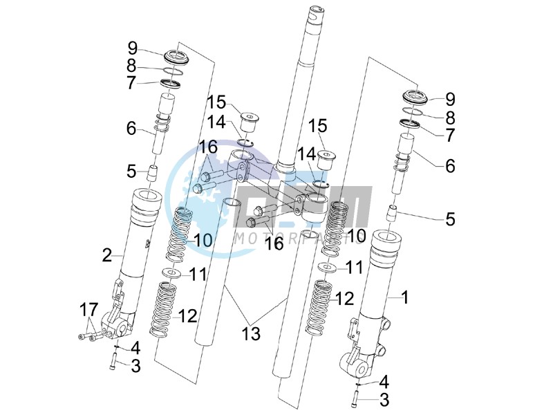 Fork components (Kayaba)