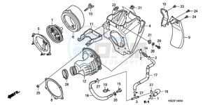 CRF150RB9 ED / T19 2ED drawing AIR CLEANER