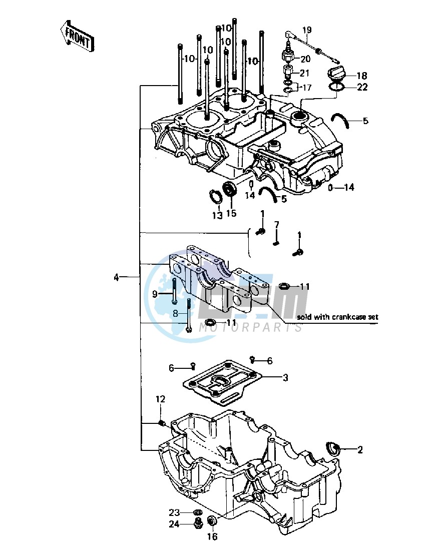 CRANKCASE -- 80 B1- -