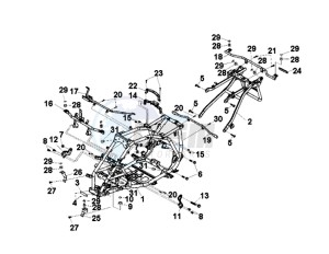 QUAD LANDER 250 drawing FRAME