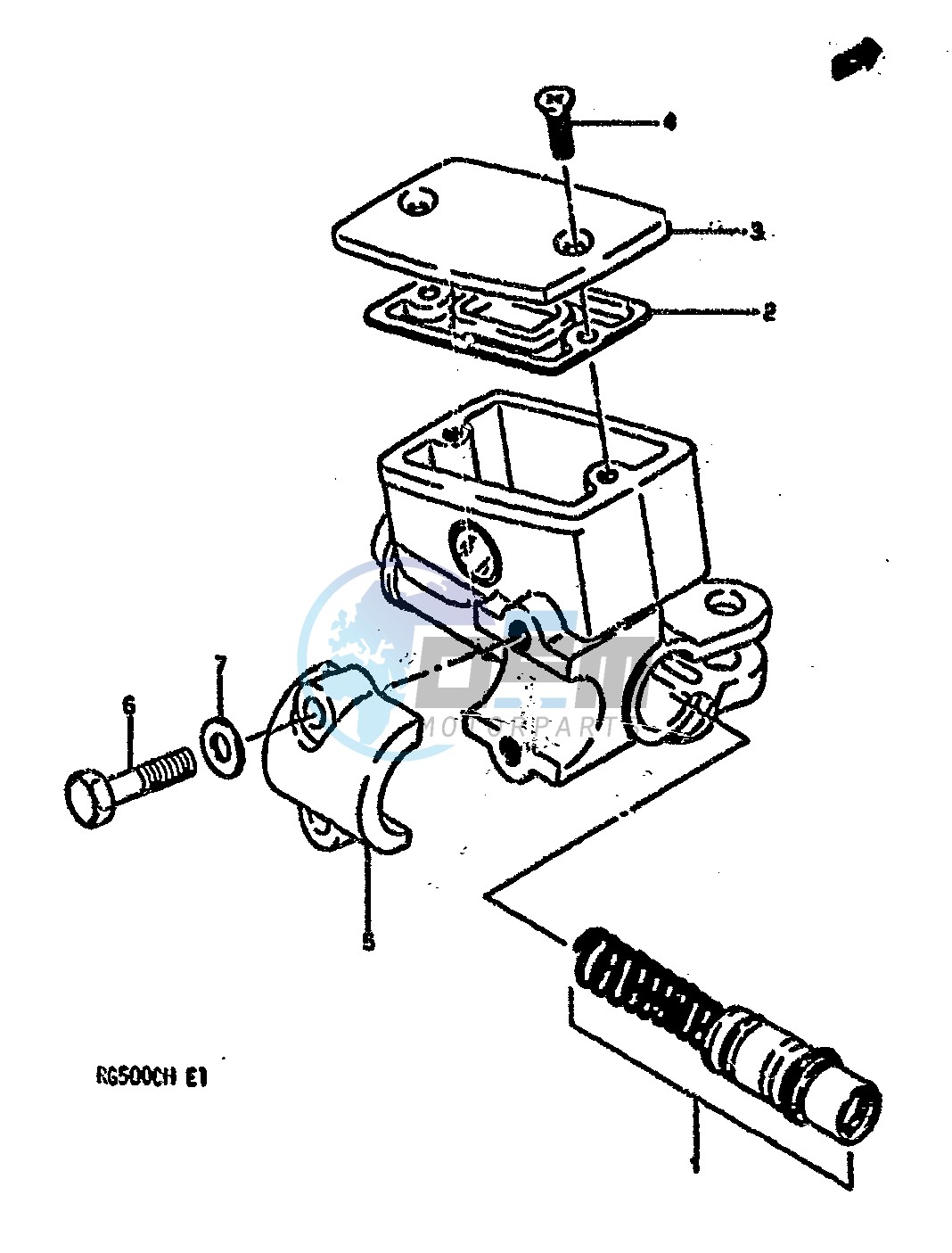 FRONT MASTER CYLINDER