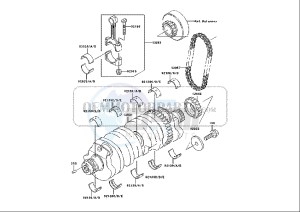 ZRX 1200 (EU) drawing CRANKSHAFT