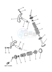 YFM450FWB KODIAK 450 (BHS2) drawing VALVE