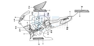 CBR600F2 drawing STRIPE (CBR600F3T)