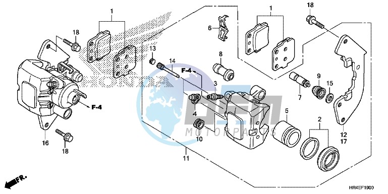 FRONT BRAKE CALIPER