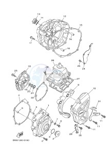 MTN-1000D MT-10 SP MT-10 SP (BW81) drawing CRANKCASE COVER 1