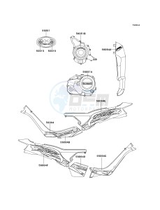 AN 110 D (D2-D3) drawing DECALS-- RED- --- AN110-D3- -