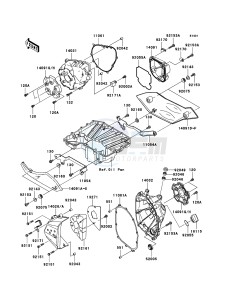 Z1000 ZR1000B9F FR GB XX (EU ME A(FRICA) drawing Engine Cover(s)