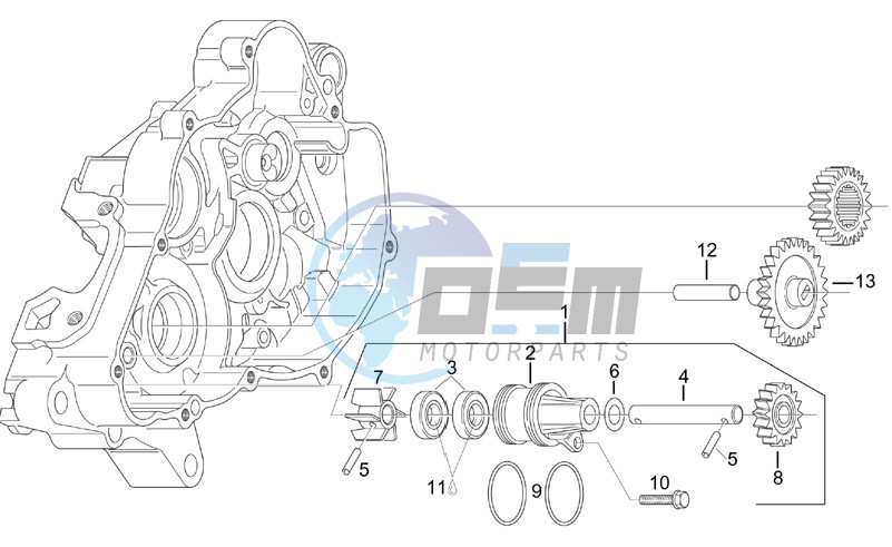 Water pump assy