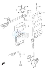 DF 175A drawing PTT Switch/Engine Control Unit