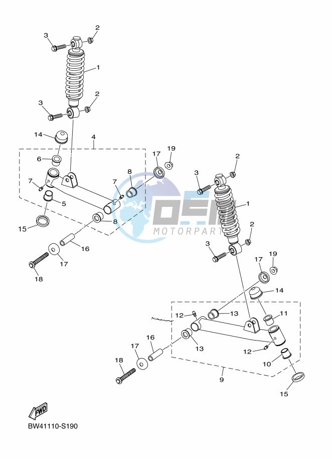 FRONT SUSPENSION & WHEEL