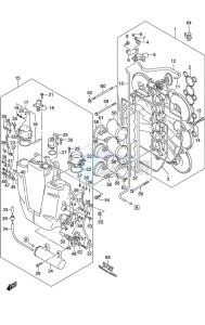 DF 225 drawing Throttle Body