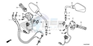 NC700SDE NC700SD 2ED - (2ED) drawing SWITCH/ CABLE (NC700SD/ 750SD)