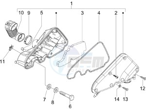 Liberty 50 4t Sport drawing Air filter