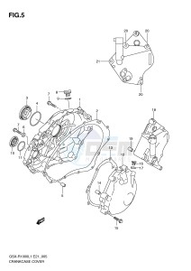 GSX-R1000 (E21) drawing CRANKCASE COVER