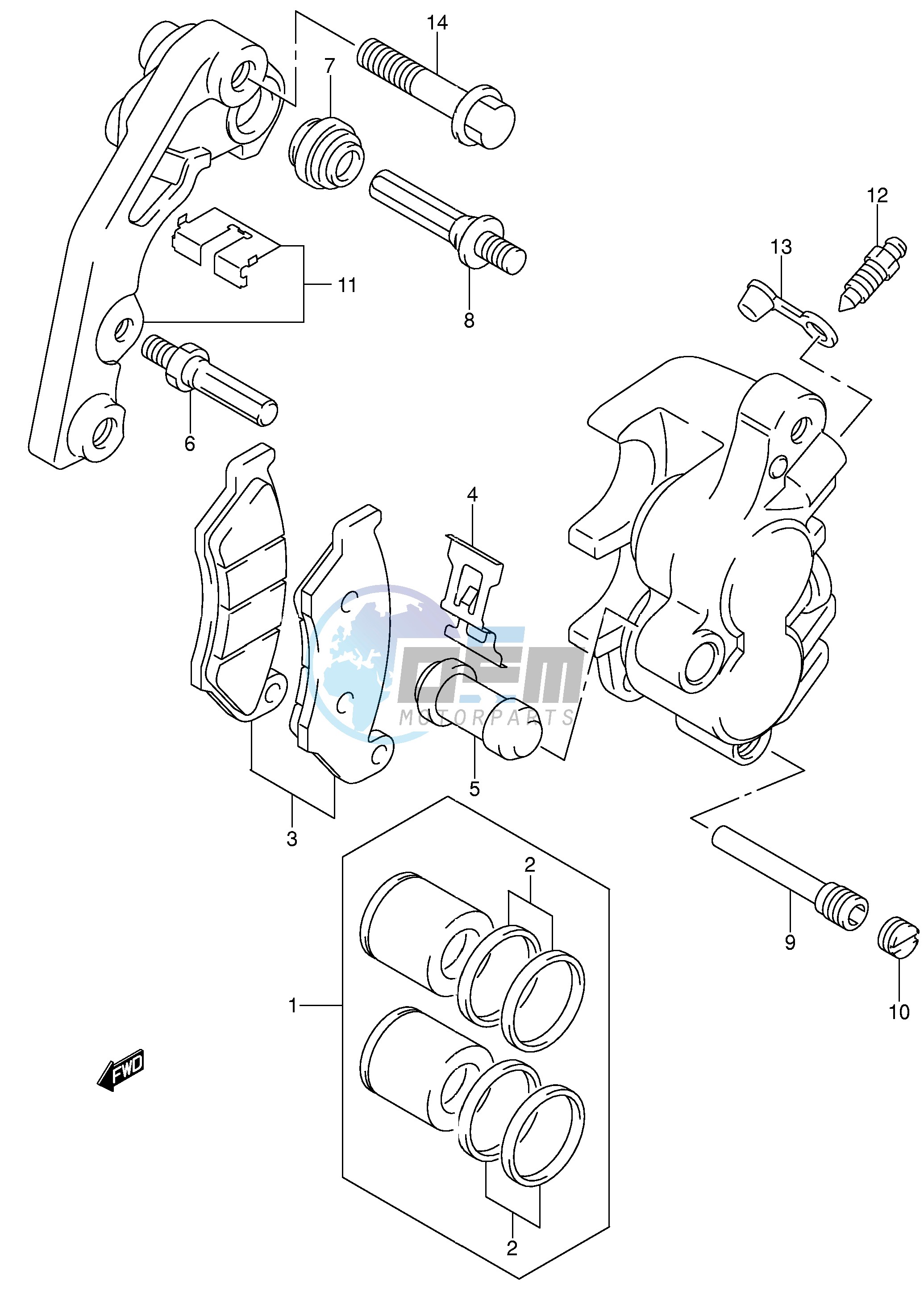 FRONT CALIPER