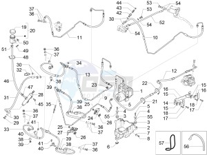 MP3 300 LT BUSINESS - SPORT ABS - ENJOY (EMEA) drawing ABS Brake system