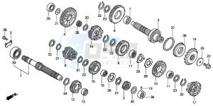 CBF500 drawing TRANSMISSION