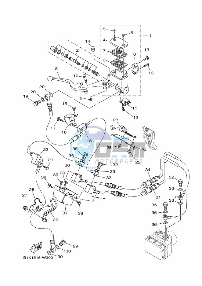 FRONT MASTER CYLINDER