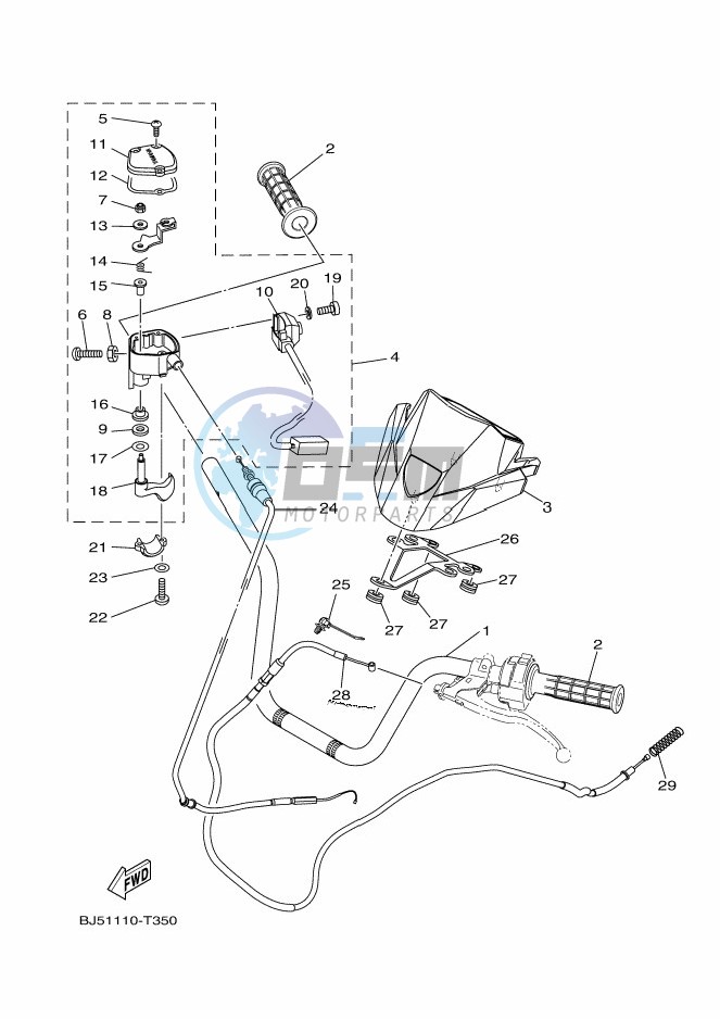 STEERING HANDLE & CABLE