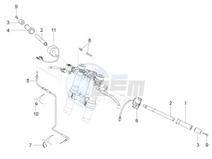 RS4 125 4T (AU, CA, EU, HK, J, RU, S, USA) drawing Handlebar - Controls