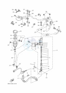 XTZ690-U TENERE 700 (BW32) drawing REAR MASTER CYLINDER